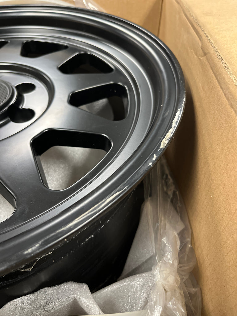 OPEN BOX (USED) - (4) Method Race Wheels Standard 17x8.5 316 Matte Black (6x139.7 (6x5.5) BS 4.75 - (4 Wheels)