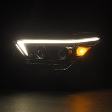 Load image into Gallery viewer, AlphaRex 23-24 Toyota Tacoma LUXX-Series LED Proj Headlights Alpha Blk w/Actv Light & Seq. Sig + DRL