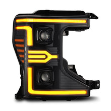 Load image into Gallery viewer, AlphaRex 20-22 Ford F-250/350/450 SD LUXX-Series LED Proj Headlights Alpha-Bk w/Acv Light SS & SBDRL