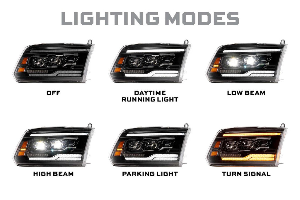 Morimoto 09-18 Dodge Ram HD XB Evo Hybrid LED Headlights