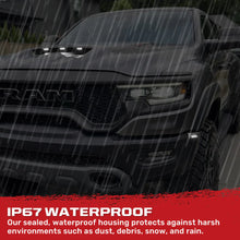 Load image into Gallery viewer, Recon Dodge 21-25 RAM 1500 TRX 7-PC Fender &amp; Hood Light Kit Smoked Lens White LED Running Lights w/ Startup Light Sequence - Multiple Options