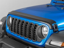Load image into Gallery viewer, WeatherTech 18-26 Jeep Wrangler/21-25 Jeep Wrangler 4xe/20-26 Jeep Gladiator Hood Protector - Black