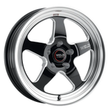 Weld S155 17x10 Ventura Drag 5x120 ET42 BS7.25 Gloss BLK MIL DIA 78.1