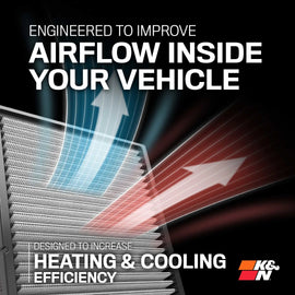 K&N LIFETIME WASHABLE CABIN AIR FILTER 21-24 Ram 1500 DT / TRX 6.2 V8