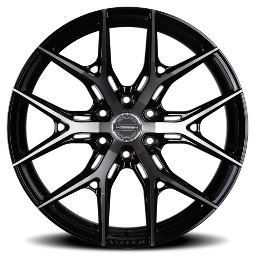 Vossen HF6-4 18x9 - 6x139.7 - ET0 - Super Deep - 106.1 CB - Tinted Gloss Black