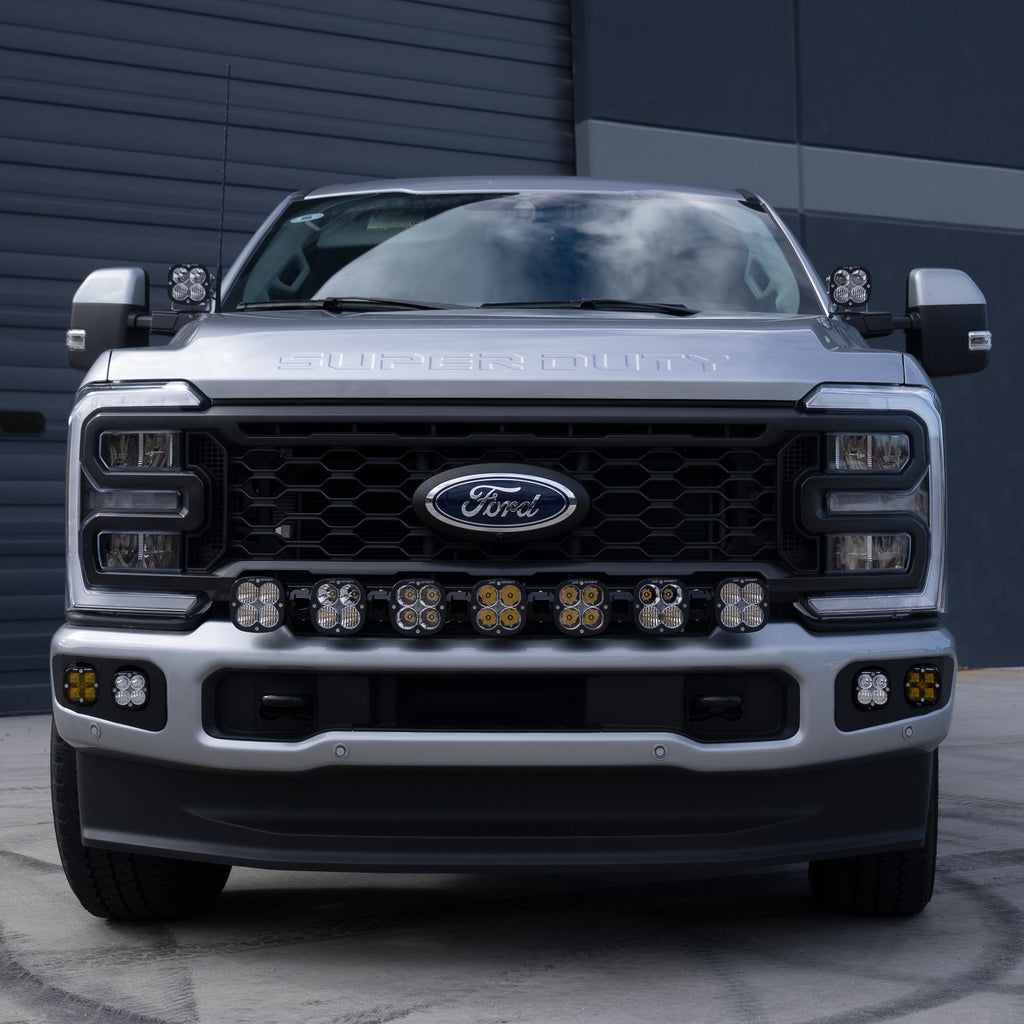 Baja Designs 2023+ Ford F250/F350 Super Duty 7XL Linkable Bumper Light Kit w/ Upfitter Wiring