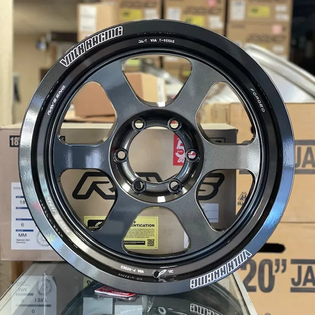 Volk Racing TE37XT M Spec 18×9 ET 0 OFFSET / 6×139.7 BP  / 112 CB DIAMOND DARK GUNMETAL MonoBlock Forged Wheel / JWL-T Certified