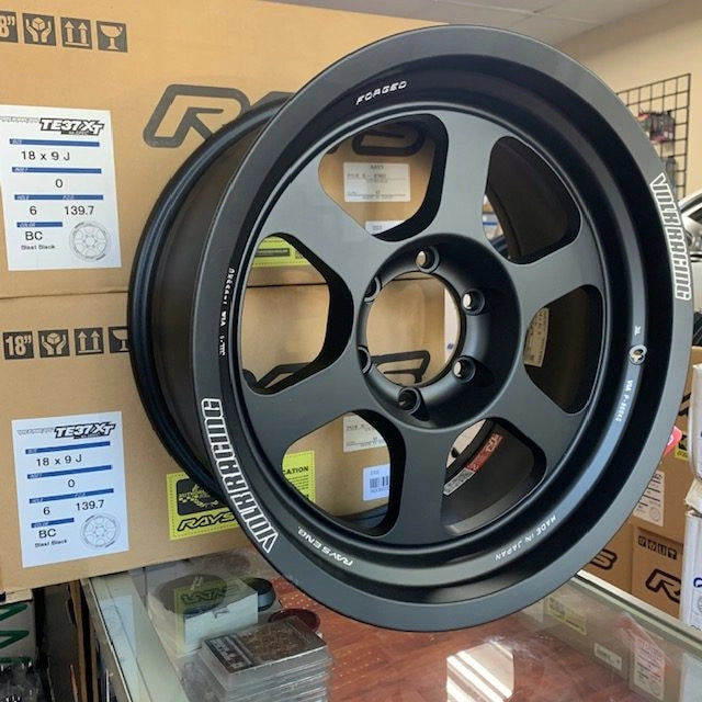 VOLK RACING TE37XT 18×9 0 OFFSET 6×139 BLAST BLACK