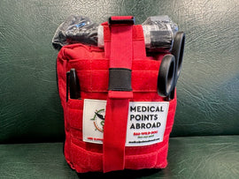 Medical Points Abroad Enhanced First Aid Kit (Red)