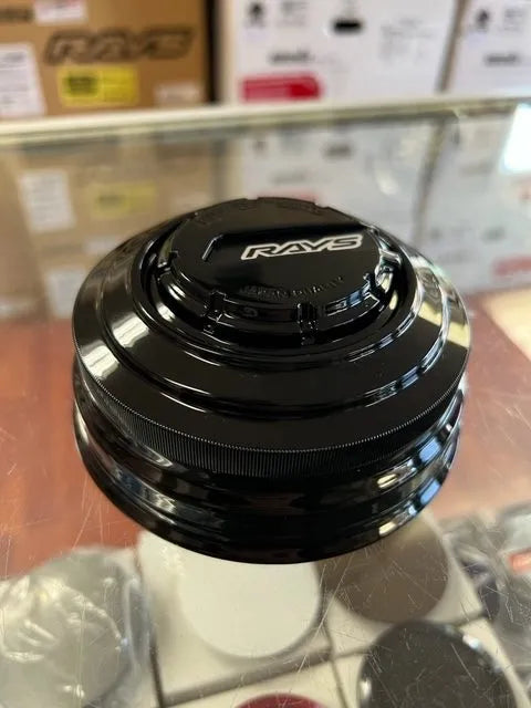 RAYS LARGE PCD CENTER CAP BLACK/BLACK FOR 6×139 LIMITED EDITION