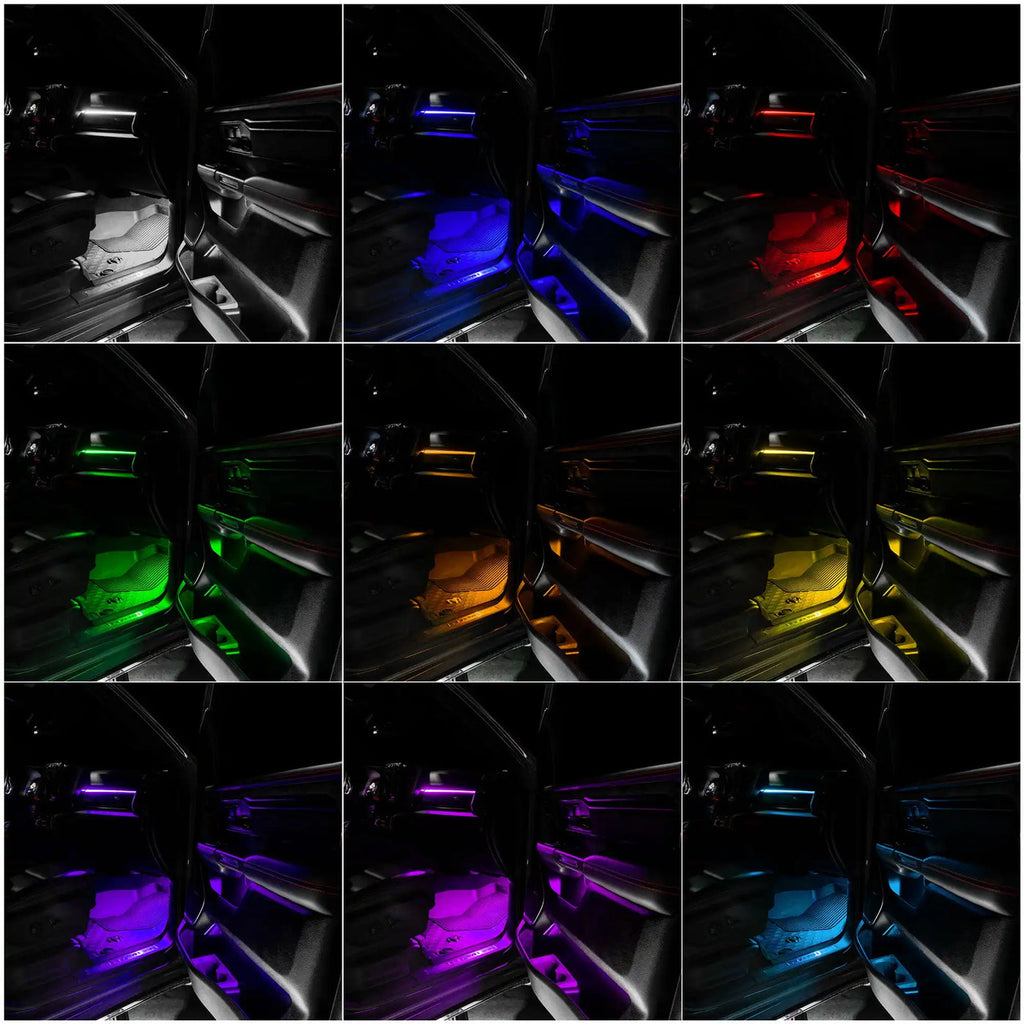 ORACLE LIGHTING 2019-2024 RAM COMPLETE INTERIOR AMBIENT LIGHTING COLORSHIFT RGB CONVERSION KIT