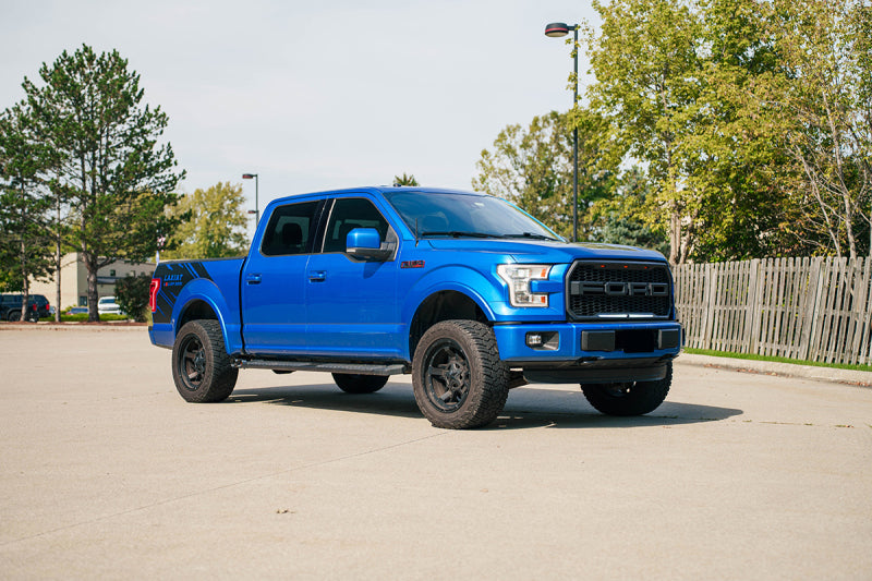 Corsa 15-20 Ford F-150 3.5L (157in WB) 3.0in Lightning Exit Catback w/ 3.5in Twin Black PVD Pro Tips