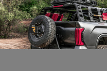 Load image into Gallery viewer, Go Rhino Swing-A-Way Hitch Mounted Tire Carrier (Lic. Plate Lights Not Included) - Textured Black