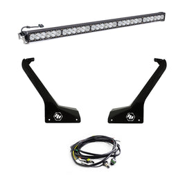 Jeep JL/JT OnX6+ 50 Inch Roof Mount Light Kit (Driving Combo, Clear, Toggle Switch)