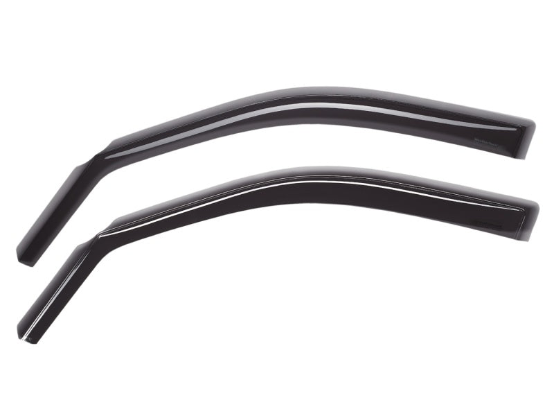 WeatherTech 19-23 Ford Ranger Front Window Deflectors - Matte Black