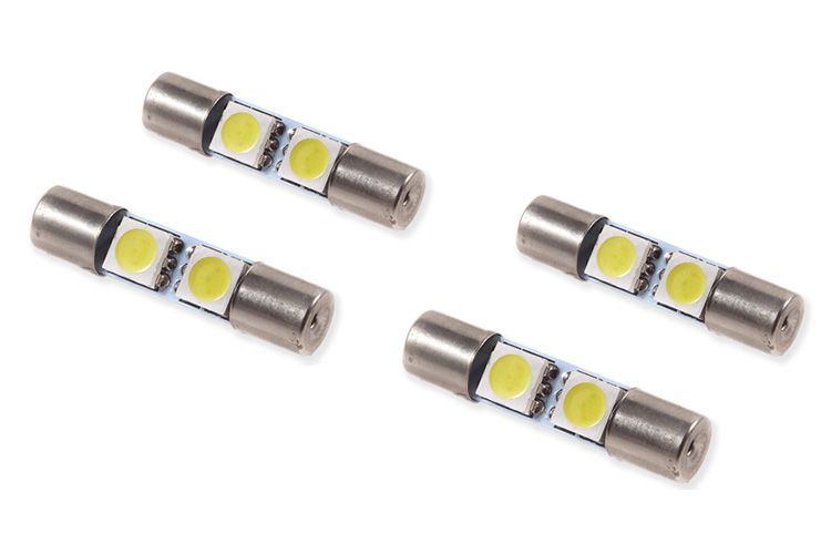 Diode Dynamics Brand Logo Vanity Light LEDs for 2019-2025 Ram 1500 (four) / Cool White SMF2 - Cool White