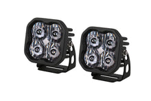 Load image into Gallery viewer, Diode Dynamics SS3 SAE/DOT White Sport LED Pod (pair) - Amber Backlight