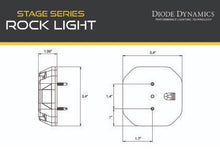 Load image into Gallery viewer, Diode Dynamics Stage Series Rock Light Surface Mount Adapter Kit (one)