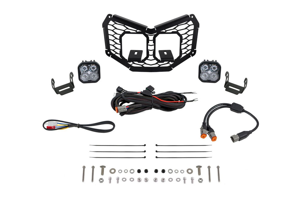 2017-2025 Can-Am Maverick X3 - Stage Series LED Grille Kit
