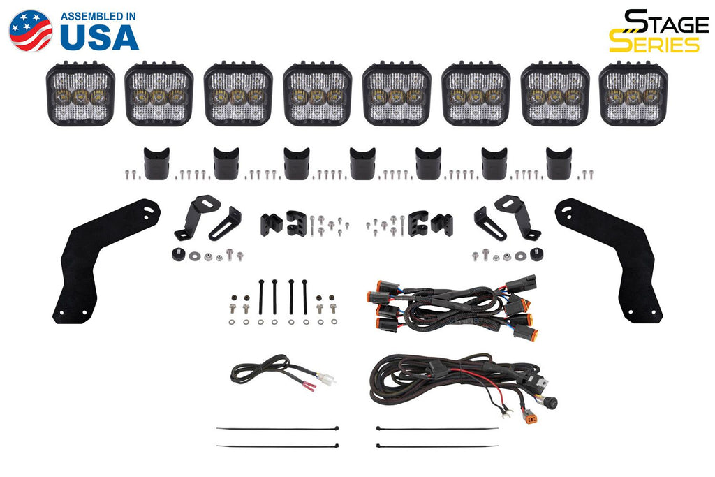 2017-2025 Can-Am Maverick X3 - Stage Series LED Grille Kit