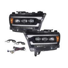 Load image into Gallery viewer, 2019-2024 Ram 1500 Sequential LED Projector Headlights (pair)