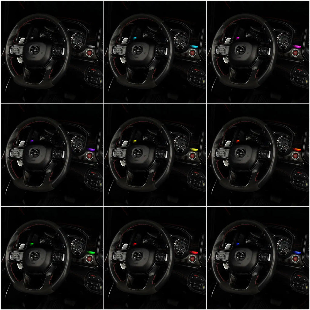 ORACLE LIGHTING 2019-2024 RAM COMPLETE INTERIOR AMBIENT LIGHTING COLORSHIFT RGB CONVERSION KIT