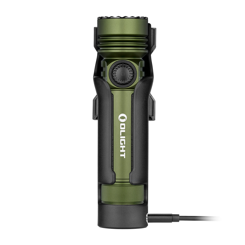 Seeker 4 Pro High Power Flashlight (OD Green, Cool White Color Temperature)