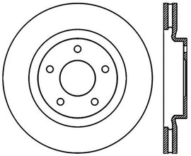 StopTech Sport 07-17 Jeep Compass/Patriot Cryo Slotted Front Left Rotor
