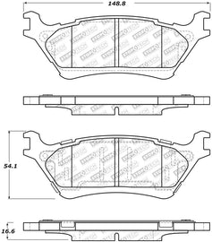 StopTech Street Select Brake Pads - Front/Rear