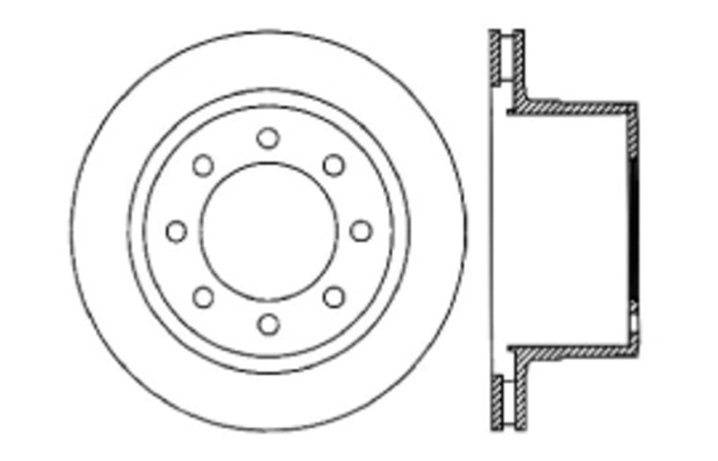 StopTech Slotted & Drilled Sport Brake Rotor
