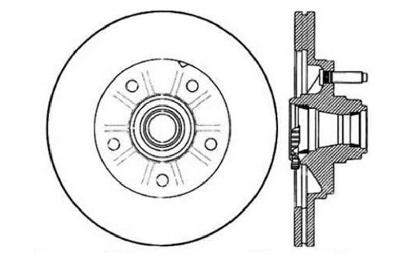 StopTech Sport Cryo Drilled Rotor