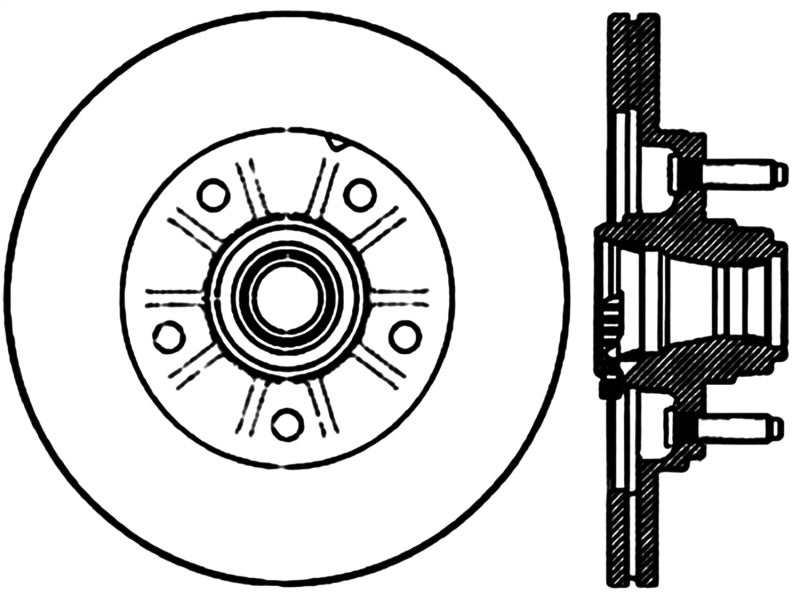 StopTech Sport Cryo Drilled & Slotted Rotor Right