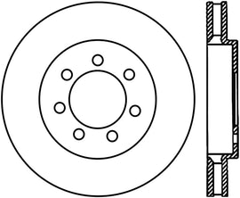 StopTech Slotted Right Cryo Sport Brake Rotor