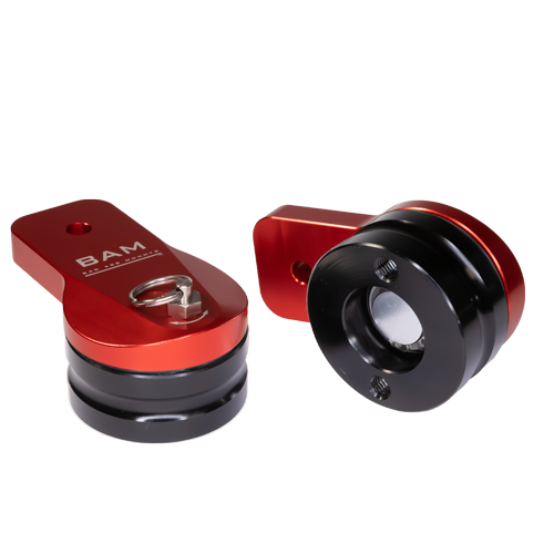 Bad Ass Mounts 360° Swivel Red & Black