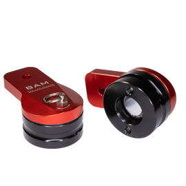 Bad Ass Mounts 360° Swivel Red & Black
