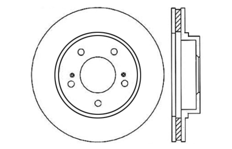 StopTech Slotted & Drilled Sport Brake Rotor
