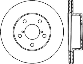 StopTech Slotted & Drilled Sport Brake Rotor