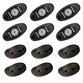 Rigid Industries Rock Light Kit- Cool White (6 lights)