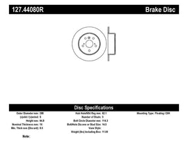StopTech Slotted & Drilled Sport Brake Rotor