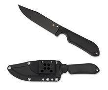 Load image into Gallery viewer, Spyderco STREET BOWIE™ FRN/KRATON BLACK BLADE