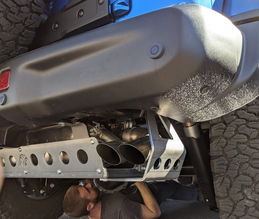 NEXT VENTURE MOTORSPORTS JLU ALUMINUM BELLY SKIDS - 392 HEMI CAST BARE