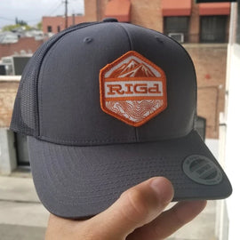 RIGd Supply Hex Bolt Snapback Hat Grey