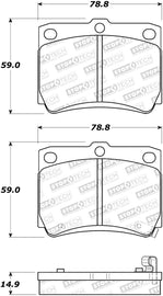 StopTech Street Brake Pads