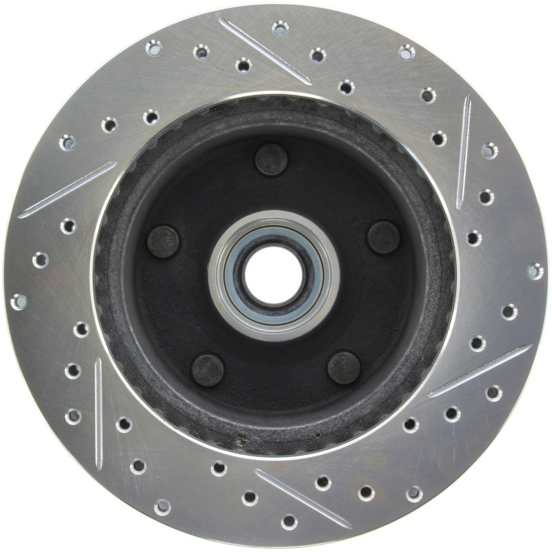 StopTech Select Sport Drilled & Slotted Rotor - Front Left