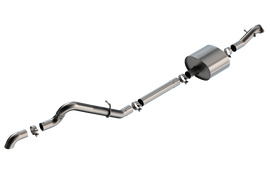 Borla 21-22 Ford Bronco 2.7L 2DR/4DR T-304 Stainless Steel Cat-Back S-Type Exhaust - Brushed