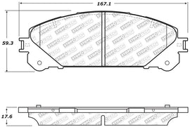 StopTech Street Select Brake Pads w/Hardware - Front